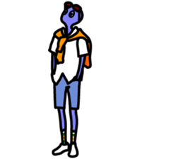 LAZY ALIENS - FIRE sticker #11605298