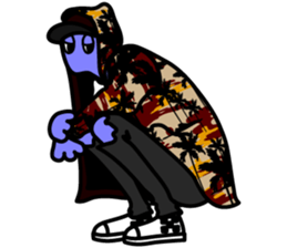 LAZY ALIENS - FIRE sticker #11605301