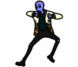 LAZY ALIENS - FIRE sticker #11605307