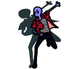 LAZY ALIENS - FIRE sticker #11605310