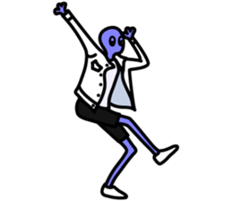 LAZY ALIENS - FIRE sticker #11605316