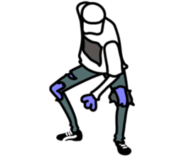 LAZY ALIENS - FIRE sticker #11605320