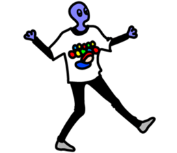 LAZY ALIENS - FIRE sticker #11605321