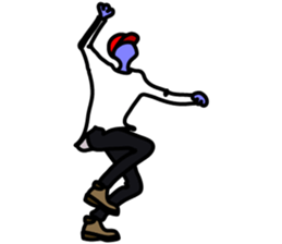 LAZY ALIENS - FIRE sticker #11605322