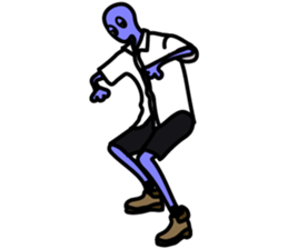 LAZY ALIENS - FIRE sticker #11605325