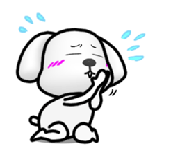 MARU of a little bad Maltese sticker #11605410