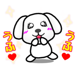 MARU of a little bad Maltese sticker #11605414