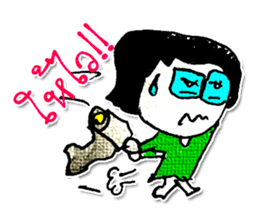 Hello! My name is KaYo. Nice to meet you sticker #11605668
