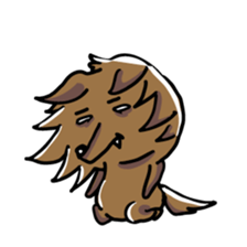 Big Red Riding Hood and little bad wolf sticker #11606072