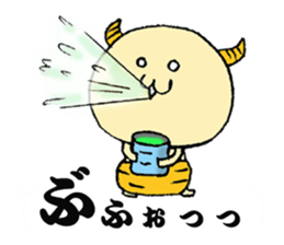 balloon devil sticker #11607009