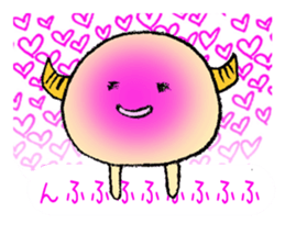 balloon devil sticker #11607015