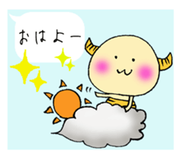 balloon devil sticker #11607017