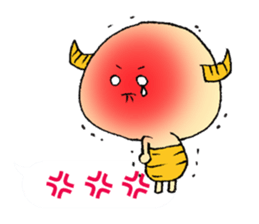 balloon devil sticker #11607028