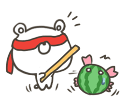 GOOD bear in summer sticker #11607464