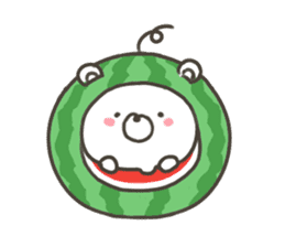 GOOD bear in summer sticker #11607467