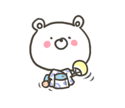 GOOD bear in summer sticker #11607469