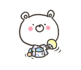 GOOD bear in summer sticker #11607469