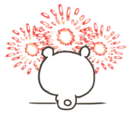 GOOD bear in summer sticker #11607475
