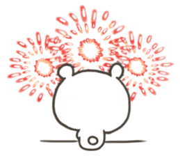 GOOD bear in summer sticker #11607475