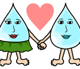 Dropman and Dropsan sticker #11607628