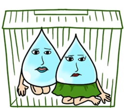 Dropman and Dropsan sticker #11607644