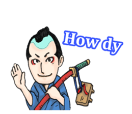 Ukiyo-e style Sticker sticker #11608849