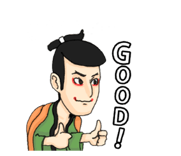 Ukiyo-e style Sticker sticker #11608850