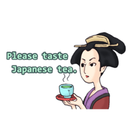 Ukiyo-e style Sticker sticker #11608867