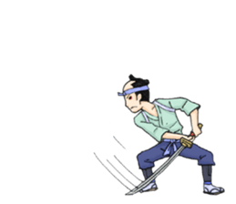 Ukiyo-e style Sticker sticker #11608872