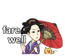 Ukiyo-e style Sticker sticker #11608876