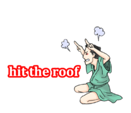 Ukiyo-e style Sticker sticker #11608879