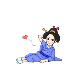 Ukiyo-e style Sticker sticker #11608880