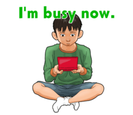 MEN's Lovely Voices(English) sticker #11609009