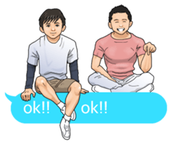 MEN's Lovely Voices(English) sticker #11609017