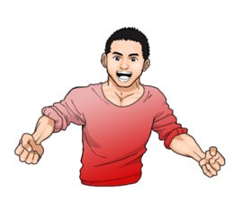 MEN's Lovely Voices(English) sticker #11609034