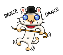 Egg kitty friends not normal Daily life sticker #11609410