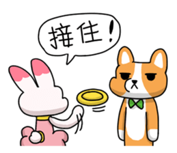 Egg kitty friends not normal Daily life sticker #11609420