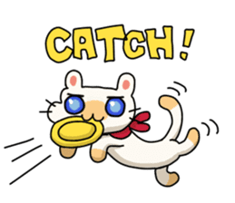 Egg kitty friends not normal Daily life sticker #11609422