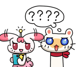 Egg kitty friends not normal Daily life sticker #11609446