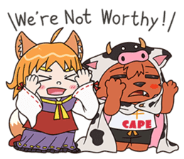 Matsuri's Phantasy Story 4 sticker #11609564