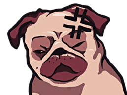 Mr. Pug Zai sticker #11609713