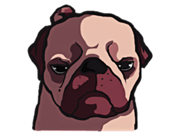 Mr. Pug Zai sticker #11609721