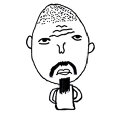 Ta-Pang The Grandpa sticker #11609940