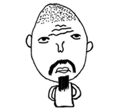 Ta-Pang The Grandpa sticker #11609940