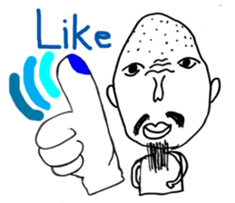 Ta-Pang The Grandpa sticker #11609956