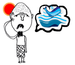 Ta-Pang The Grandpa sticker #11609966