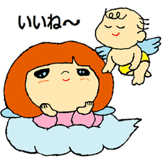 one day of a cute angel sticker #11610612