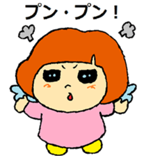 one day of a cute angel sticker #11610614