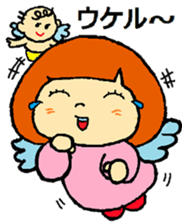 one day of a cute angel sticker #11610615