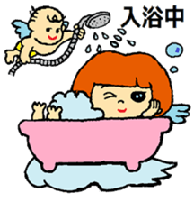 one day of a cute angel sticker #11610620